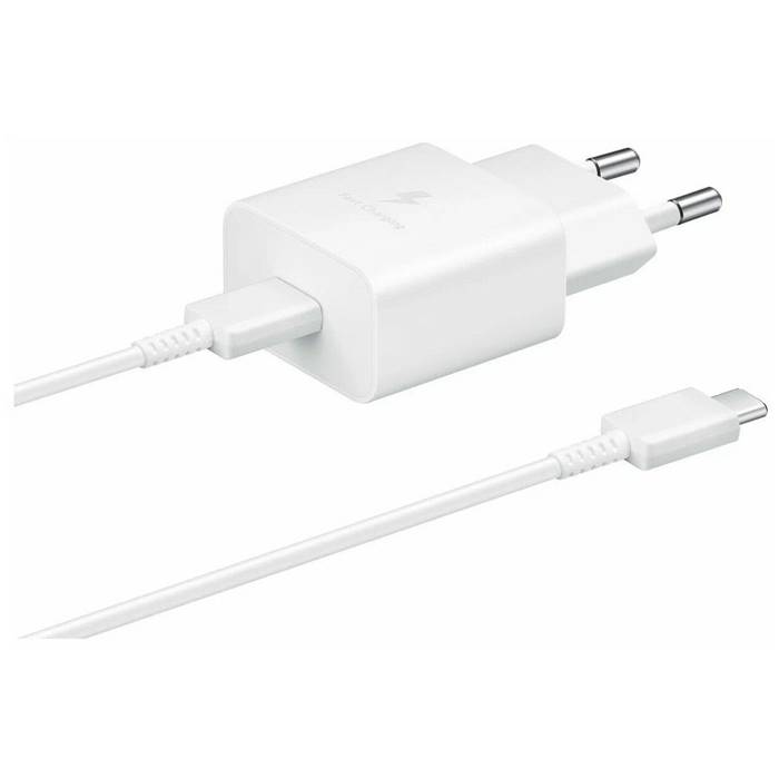Зарядное устройство СЗУ Samsung EP-T1510X USB Type C/USB-C белый (EP-T1510XWEGRU)